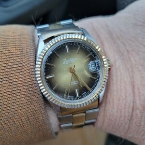 Vintage Tradition DE LUXE Automatic Watch Two-Tone just serviced